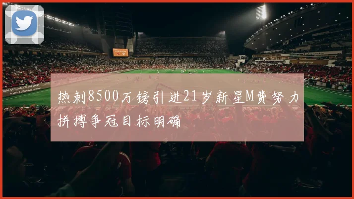 热刺8500万镑引进21岁新星M费努力拼搏争冠目标明确